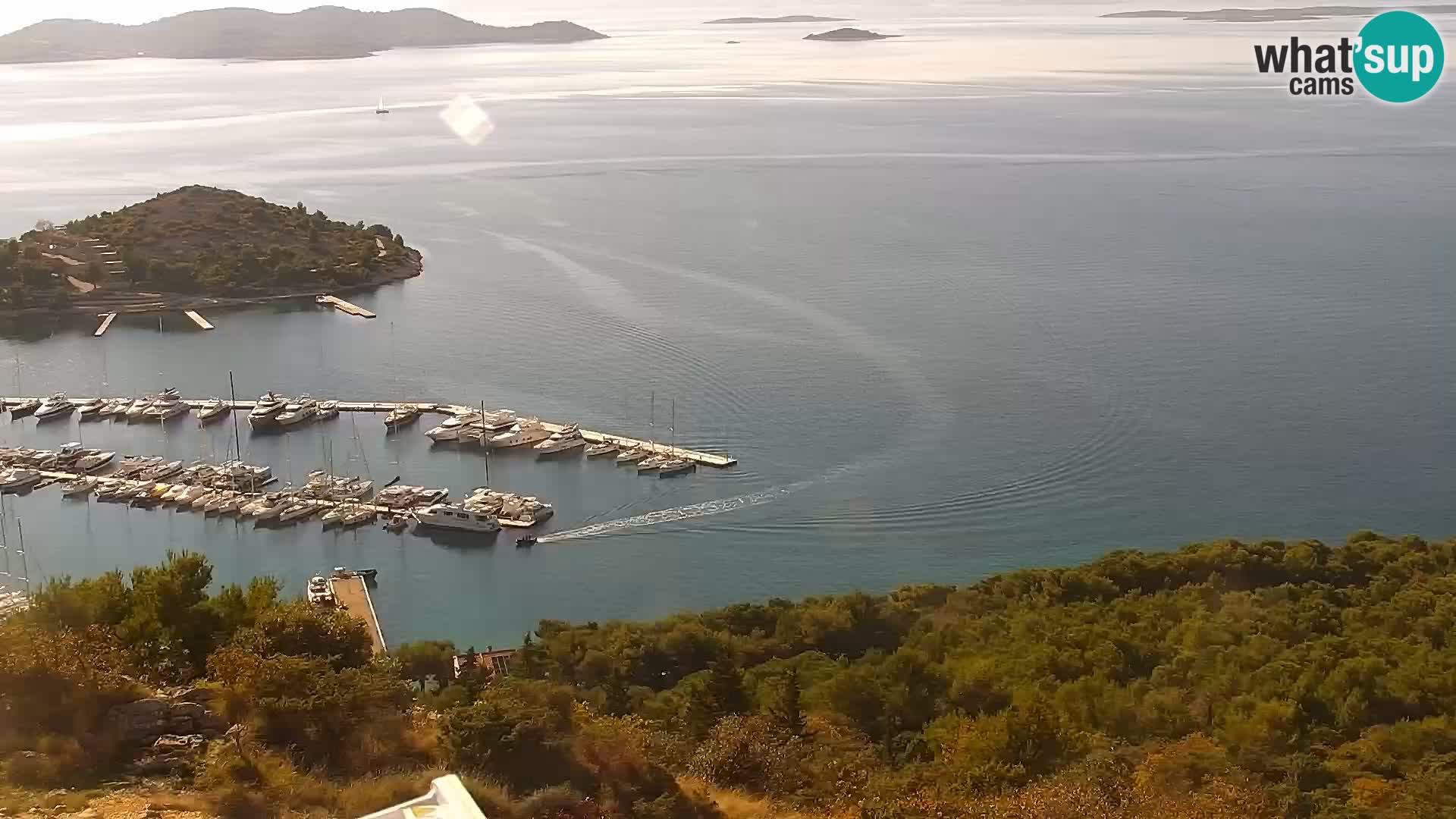 Spletna kamera Pakoštane – Drage – Kornati – Vransko Jezero