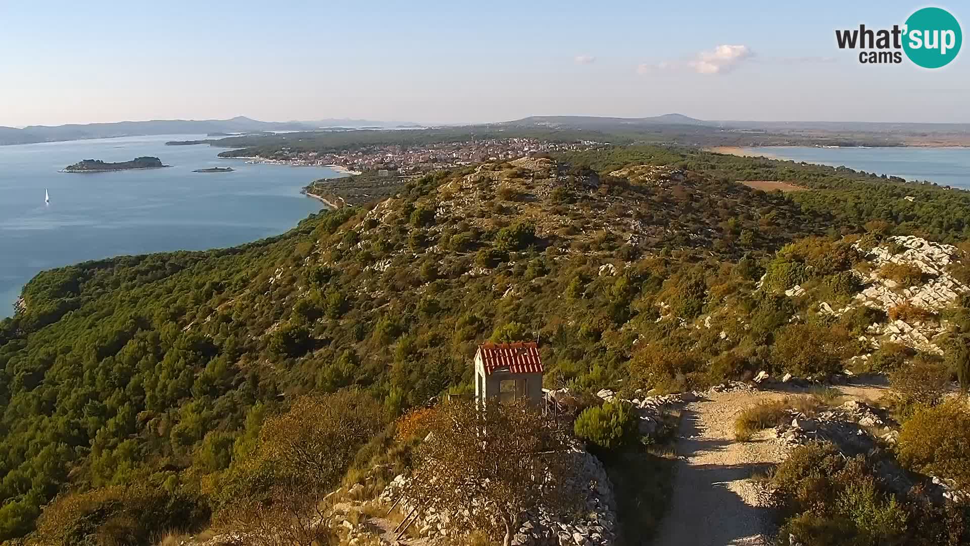 Webcam Pakoštane – Drage – Kornati – Vransko Jezero