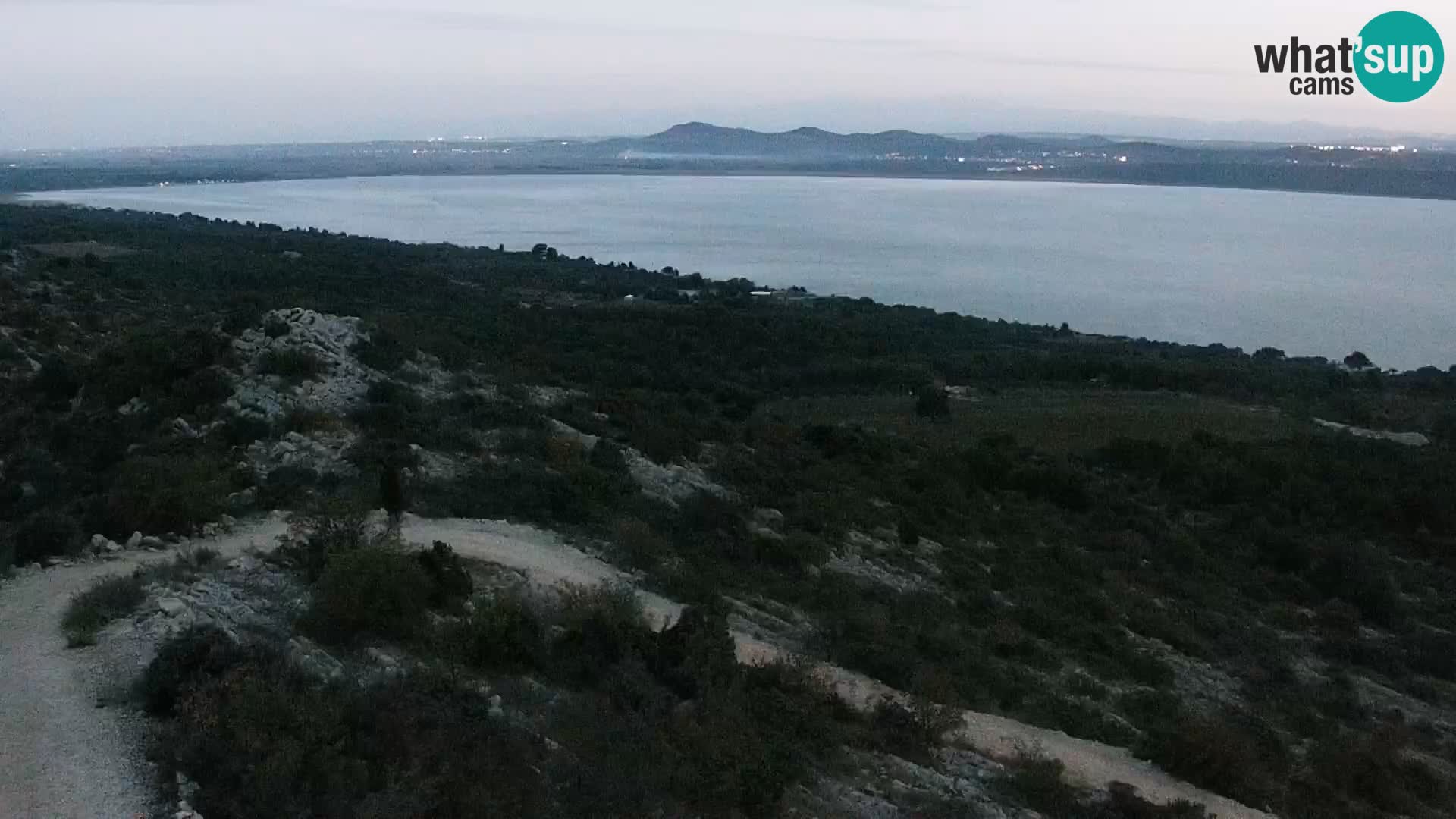 Spletna kamera Pakoštane – Drage – Kornati – Vransko Jezero