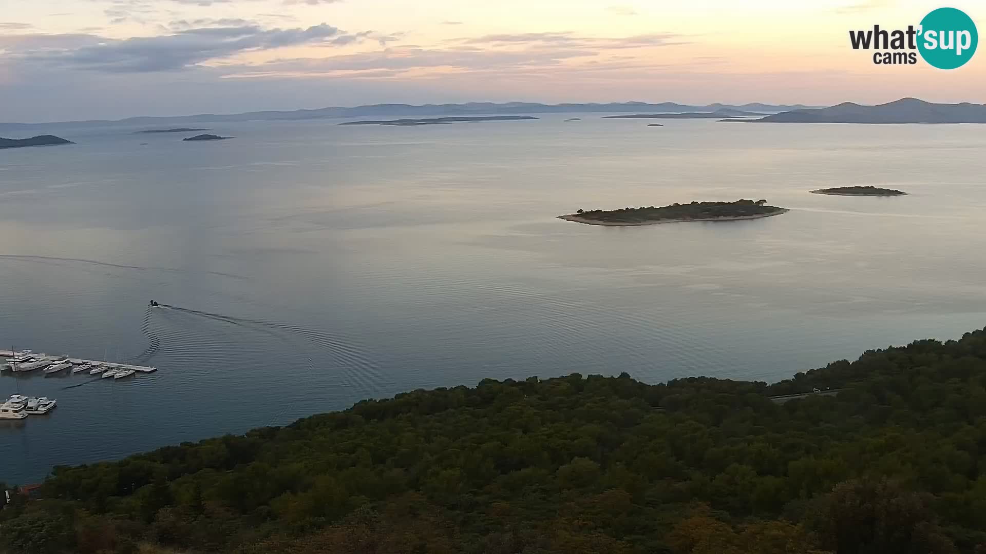 Webcam Pakoštane – Drage – Kornati – Vransko Jezero