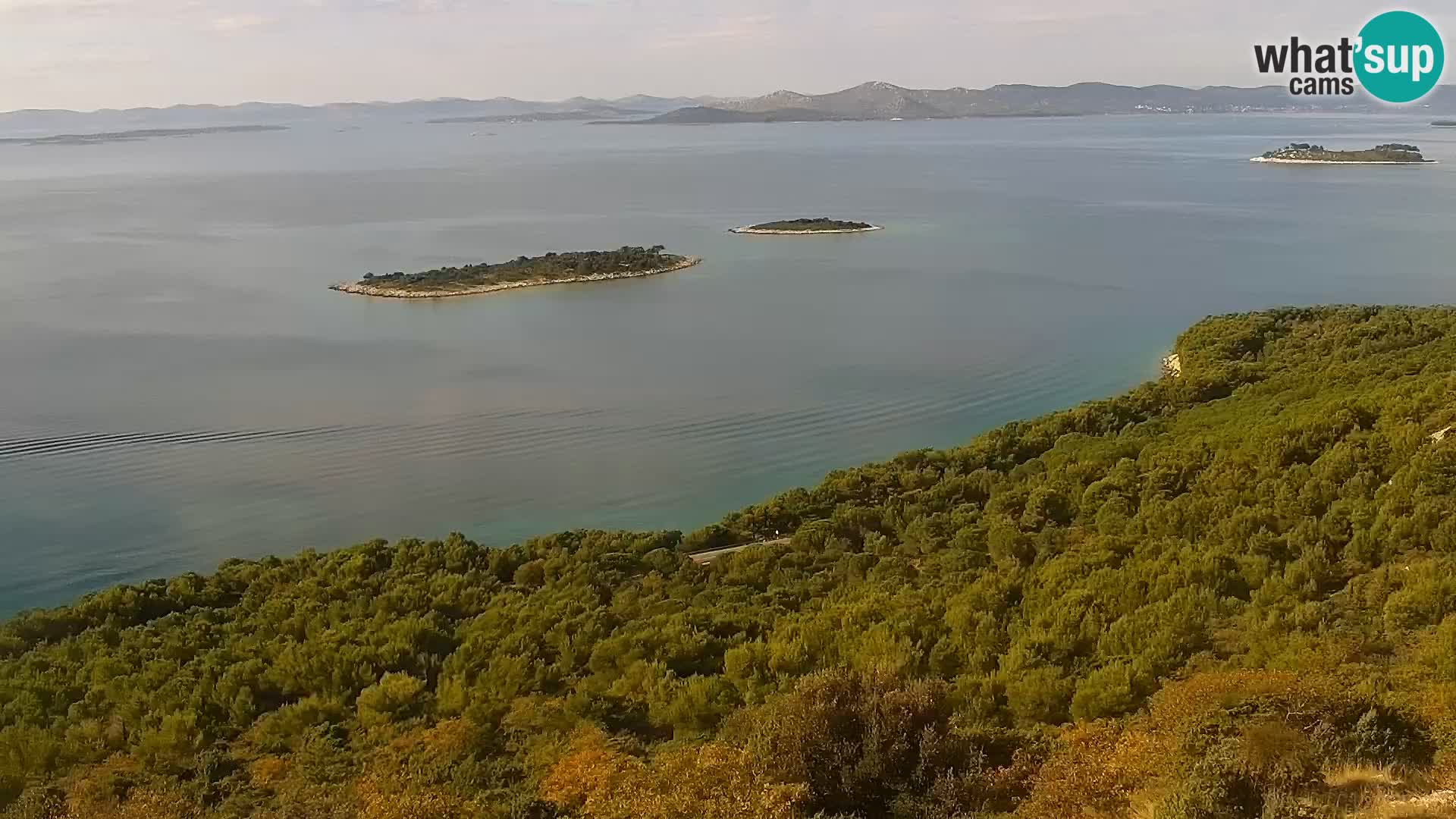 Webcam Pakoštane – Drage – Kornati – Vransko Jezero