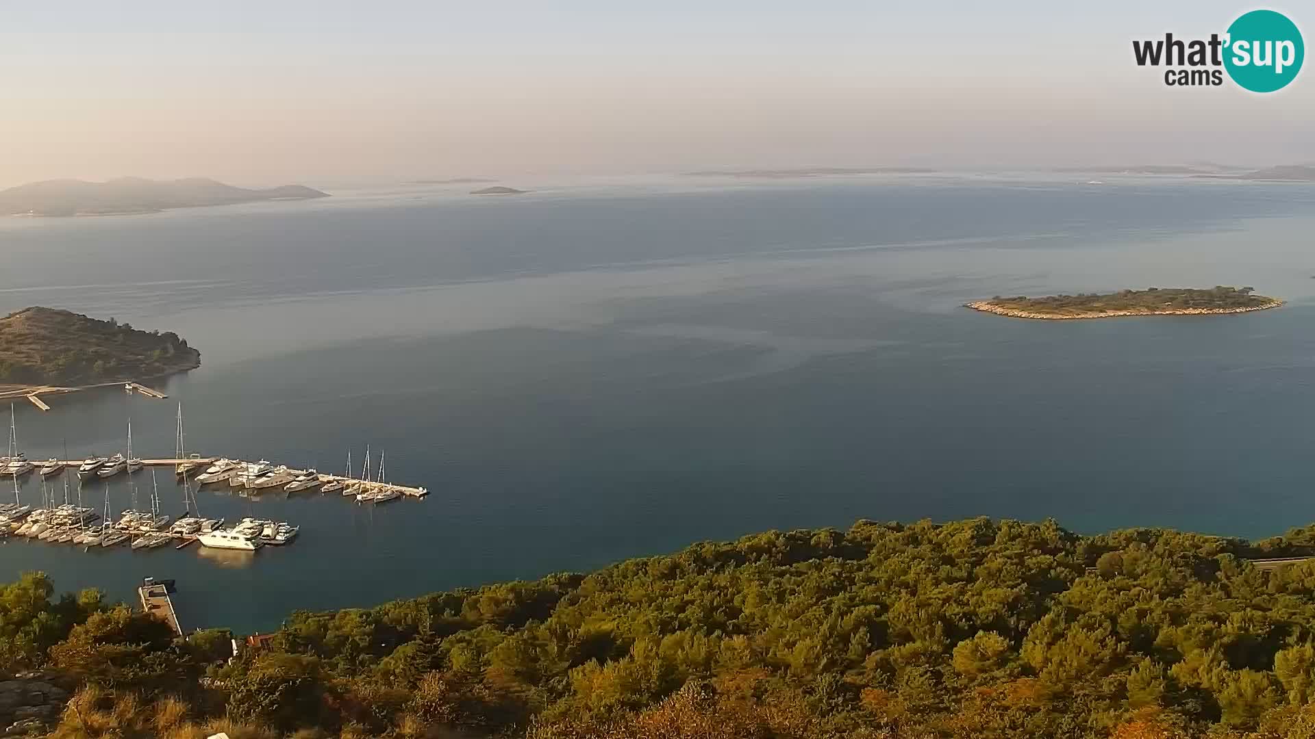 Webcam Pakoštane – Drage – Kornati – Vransko Jezero
