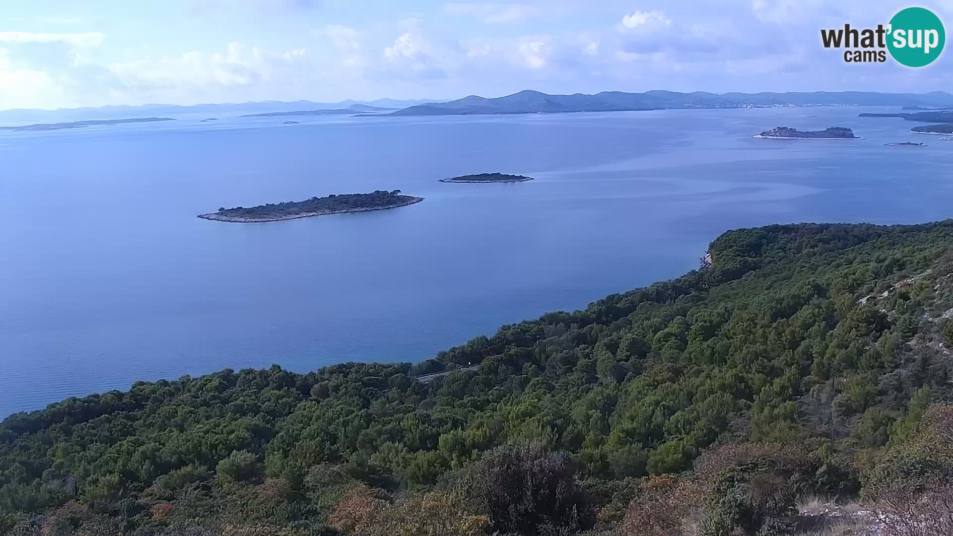 Webcam Pakoštane – Drage – Kornati – Vransko Jezero