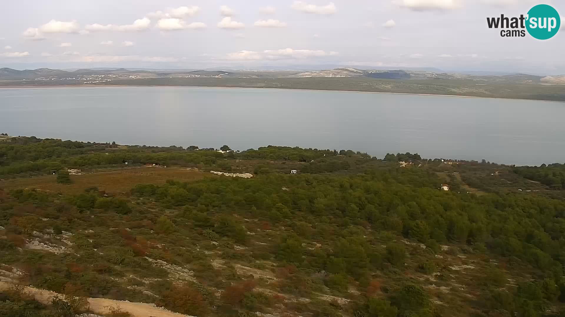 Spletna kamera Pakoštane – Drage – Kornati – Vransko Jezero