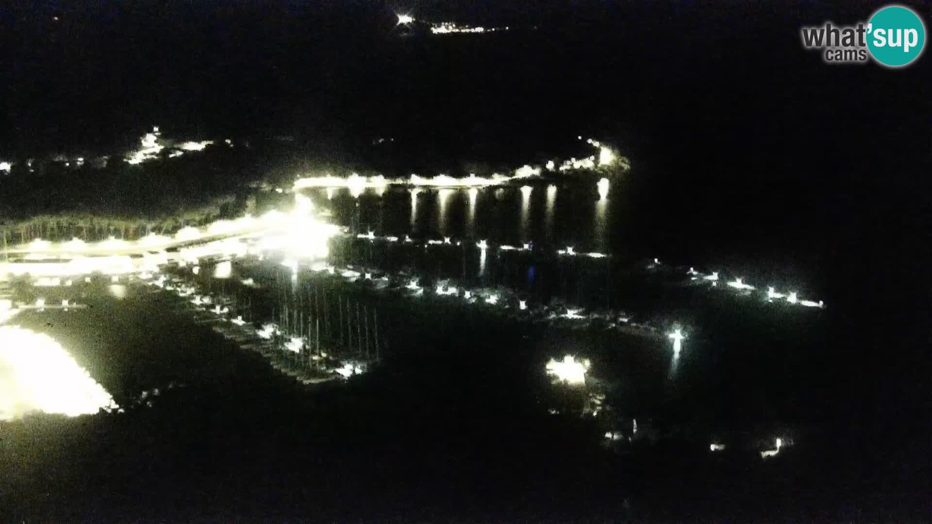 Spletna kamera Pakoštane – Drage – Kornati – Vransko Jezero