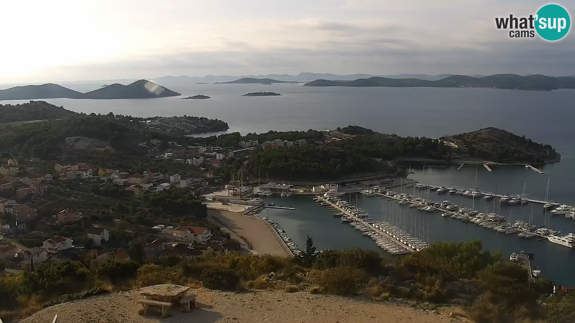 Livecam Pakoštane – Drage – Kornati – Vransko Jezero