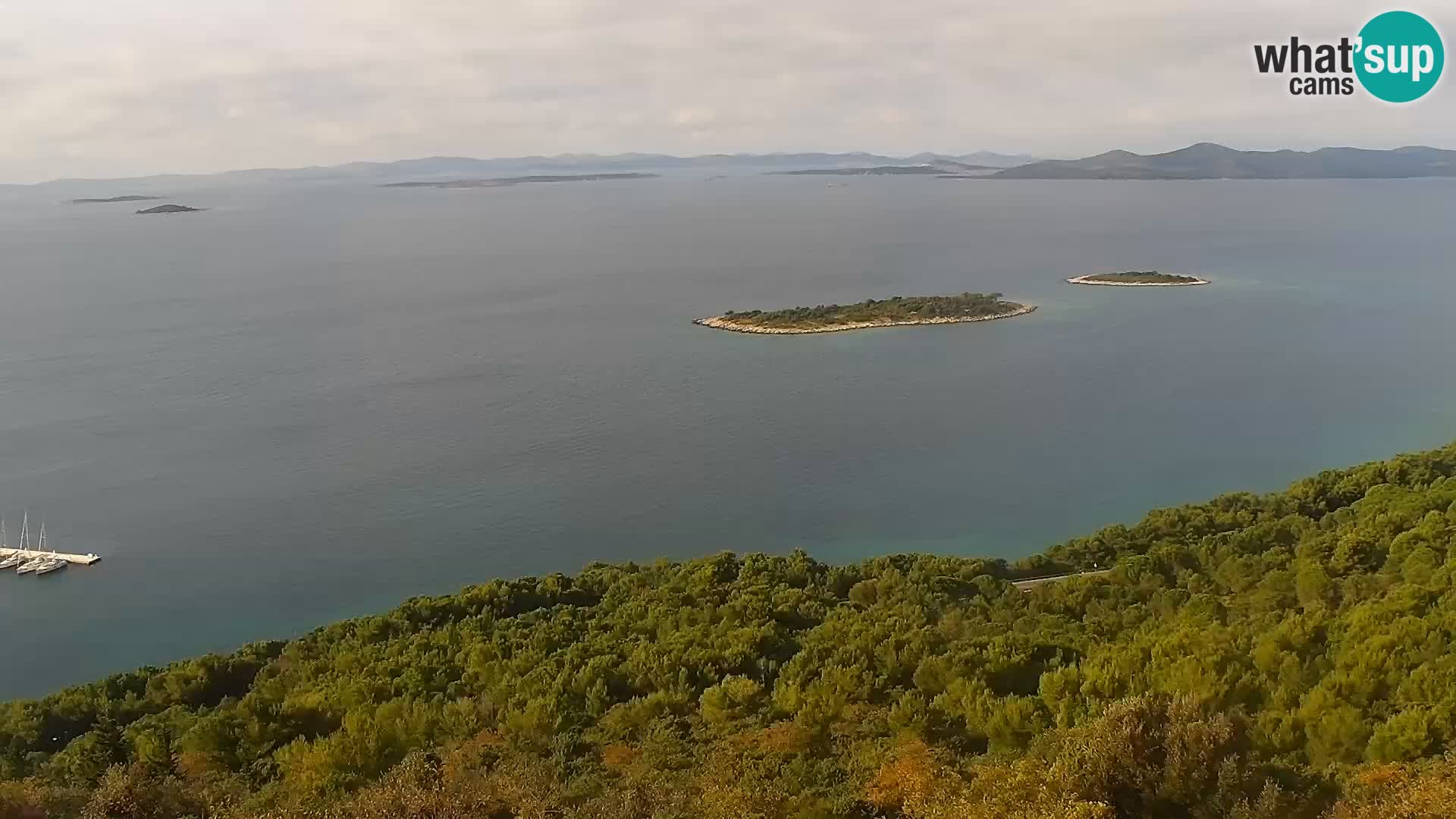 Webcam Pakoštane – Drage – Kornati – Vransko Jezero
