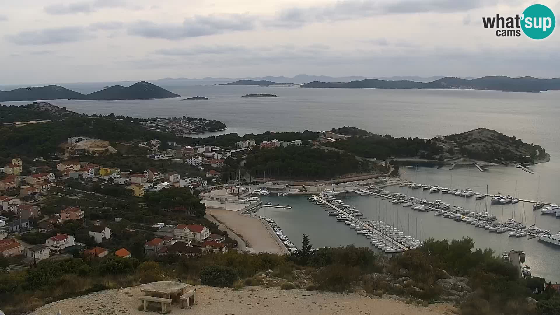 Webcam Pakoštane – Drage – Kornati – Vransko Jezero