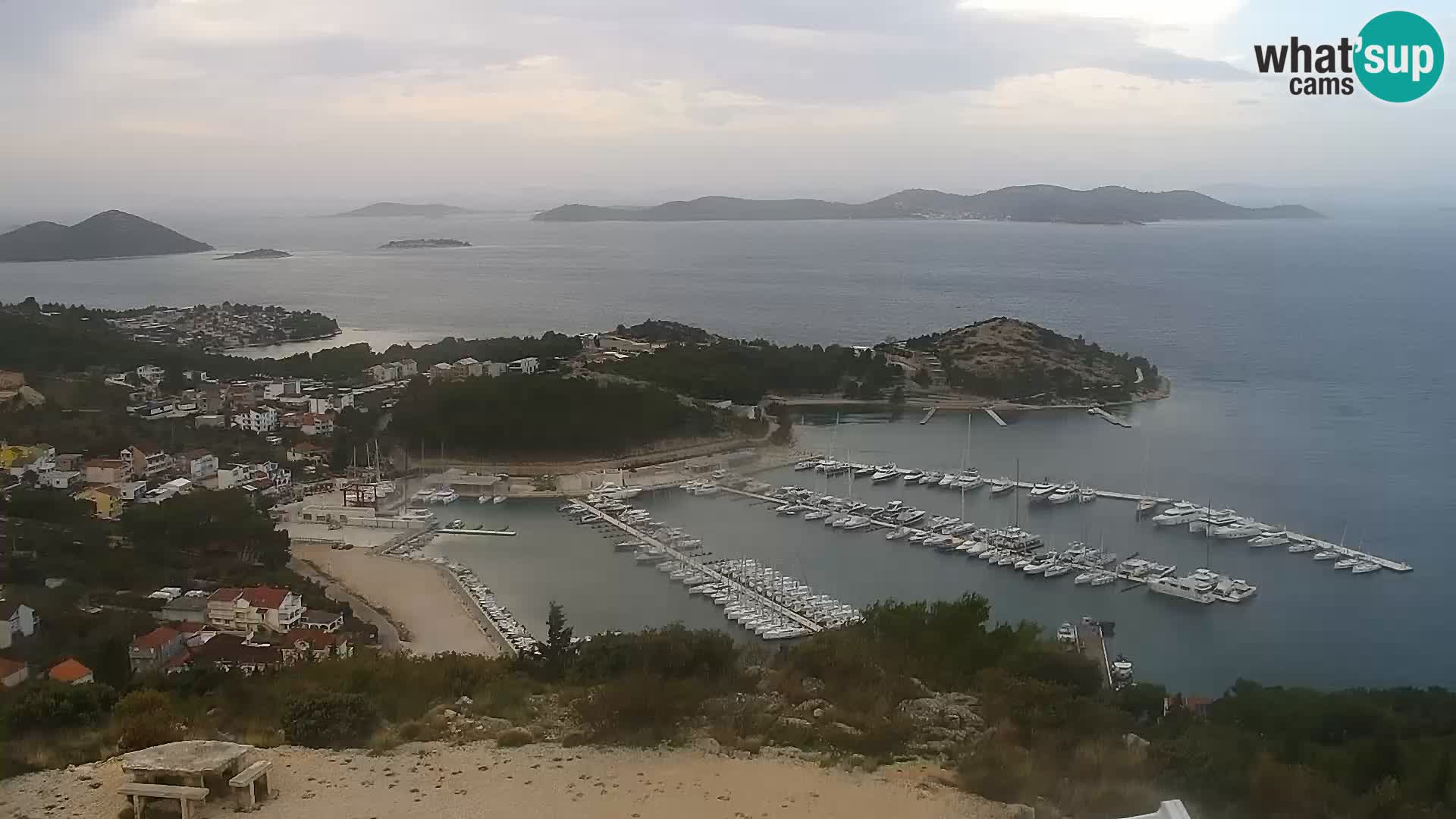 Livecam Pakoštane – Drage – Kornati – Vransko Jezero