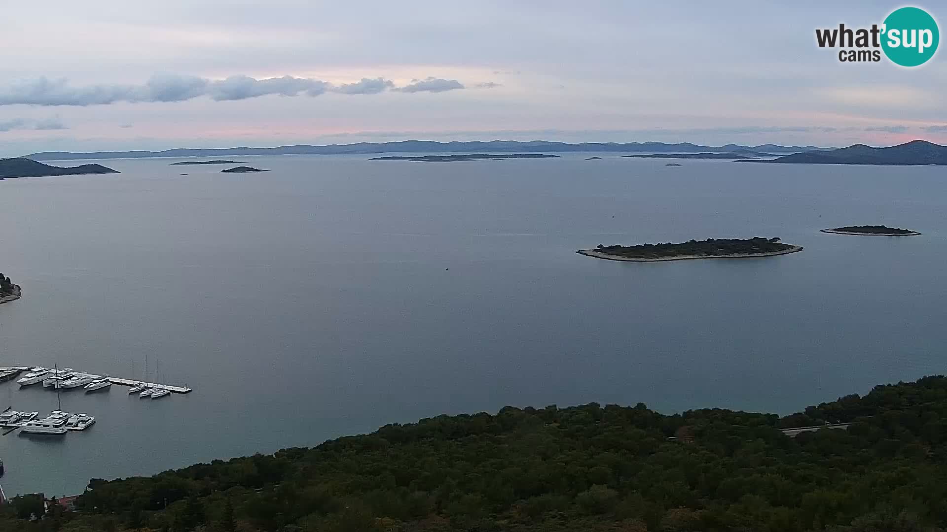 Webcam Pakoštane – Drage – Kornati – Vransko Jezero