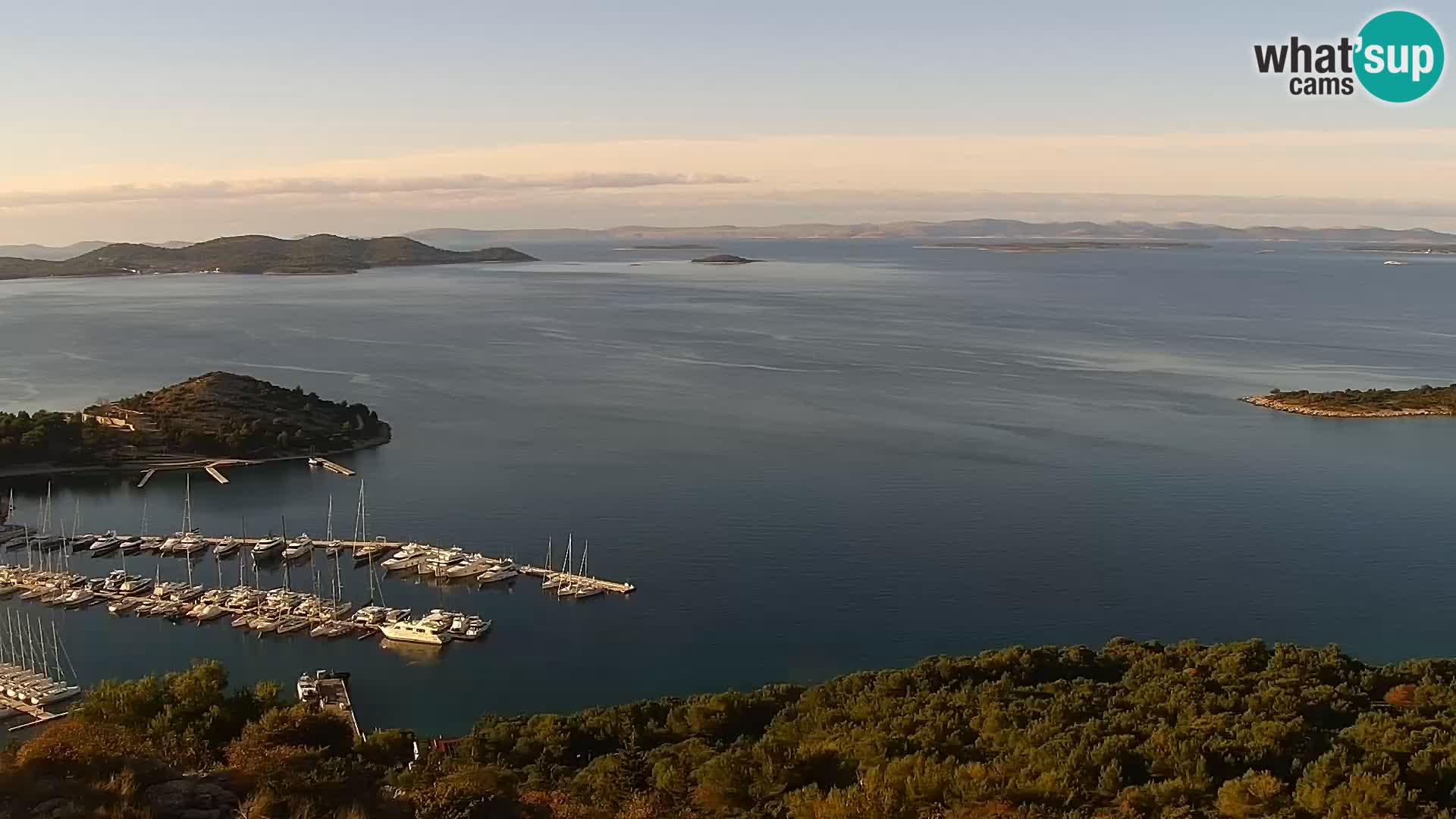 Webcam Pakoštane – Drage – Kornati – Vransko Jezero