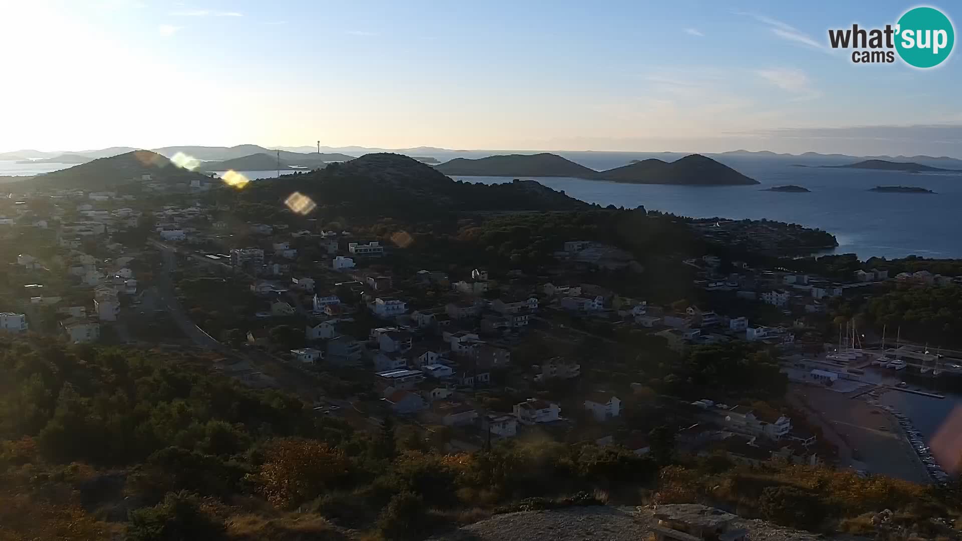 Webcam Pakoštane – Drage – Kornati – Vransko Jezero