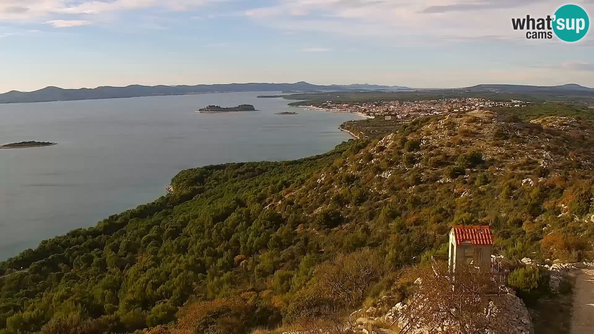 Webcam Pakoštane – Drage – Kornati – Vransko Jezero