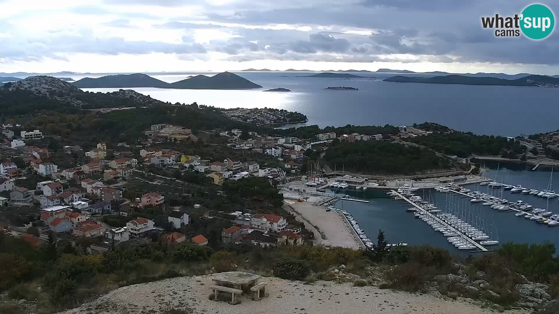 Webcam Pakoštane – Drage – Kornati – Vransko Jezero