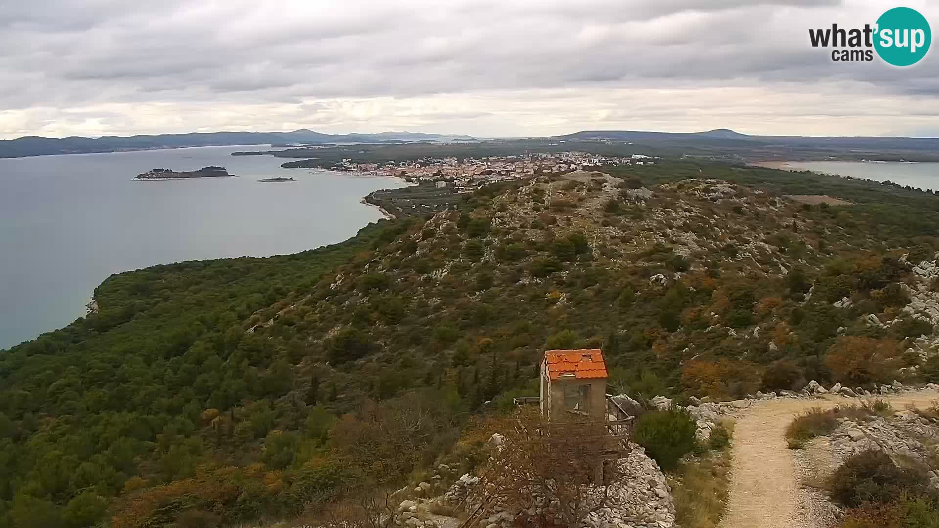 Webcam Pakoštane – Drage – Kornati – Vransko Jezero