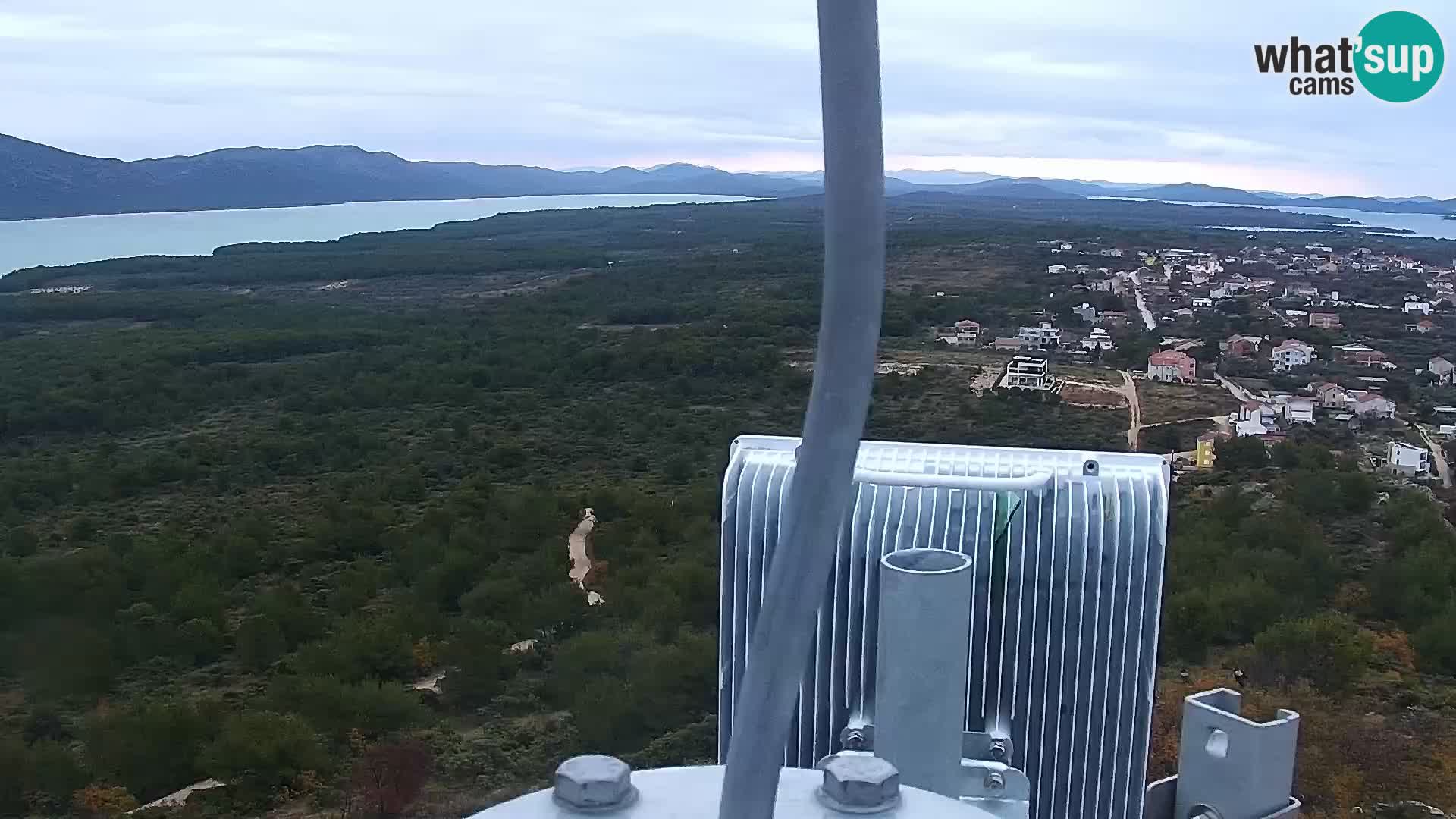 Spletna kamera Pakoštane – Drage – Kornati – Vransko Jezero