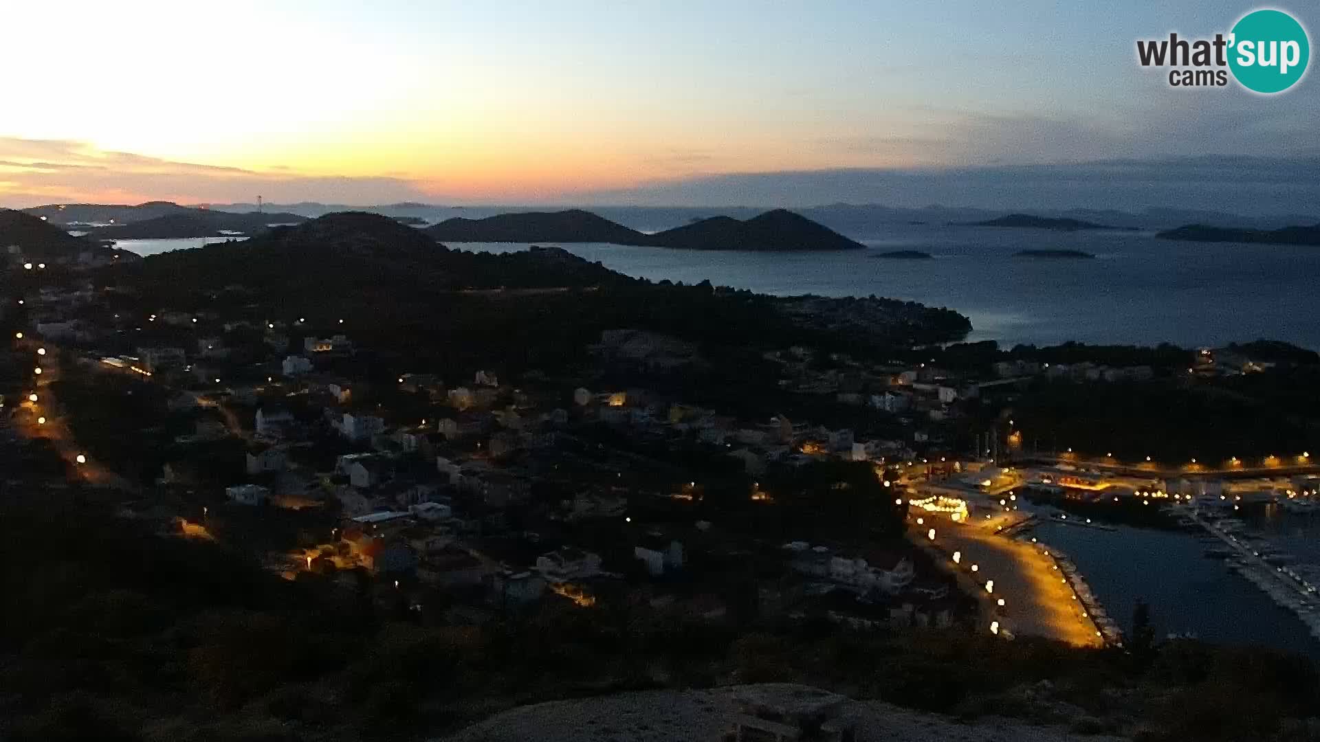 Spletna kamera Pakoštane – Drage – Kornati – Vransko Jezero