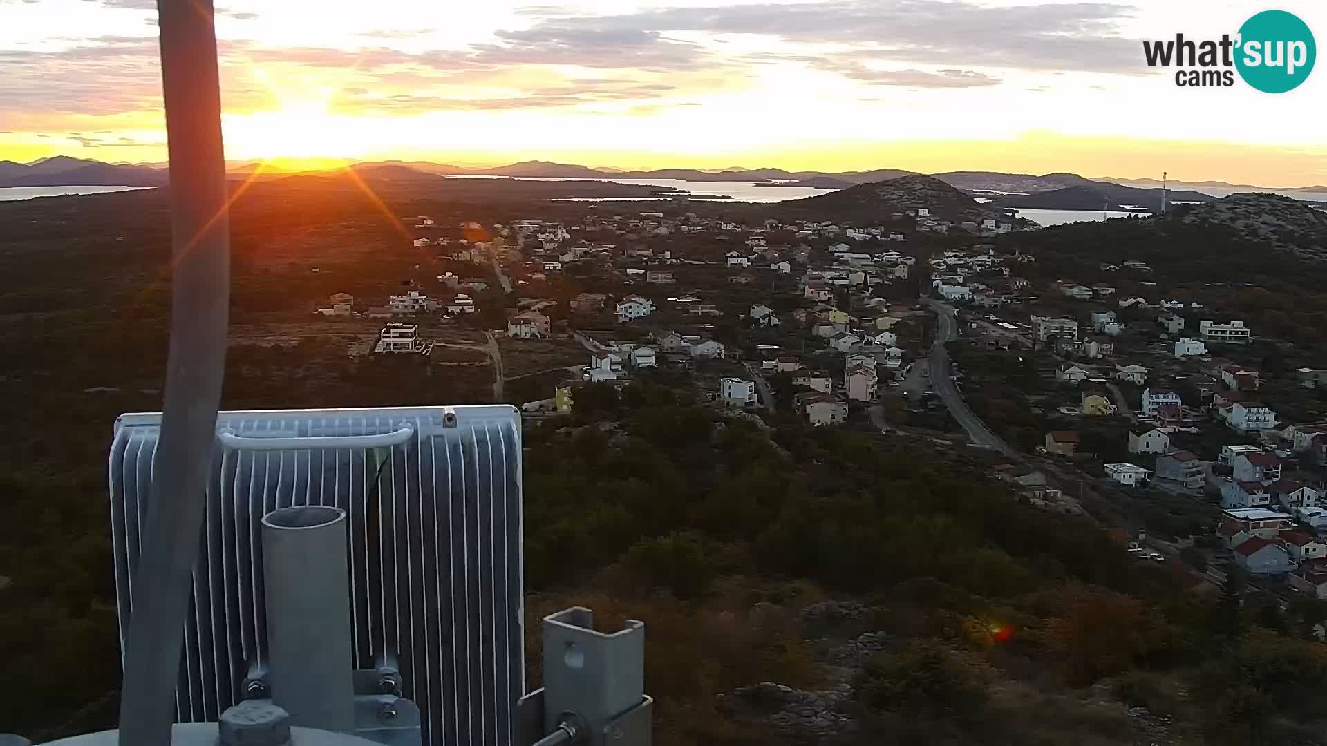Spletna kamera Pakoštane – Drage – Kornati – Vransko Jezero