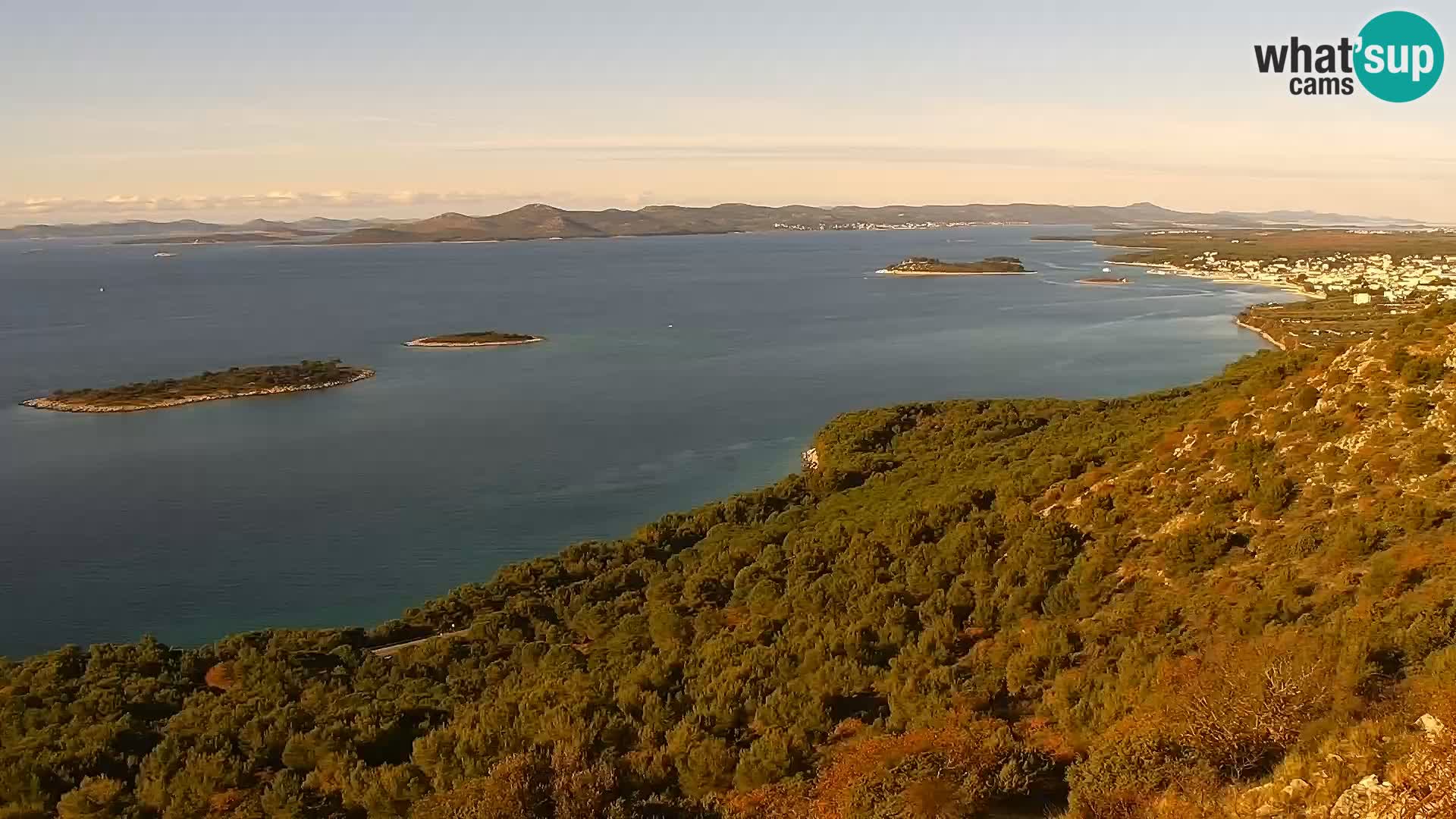 Livecam Pakoštane – Drage – Kornati – Vransko Jezero