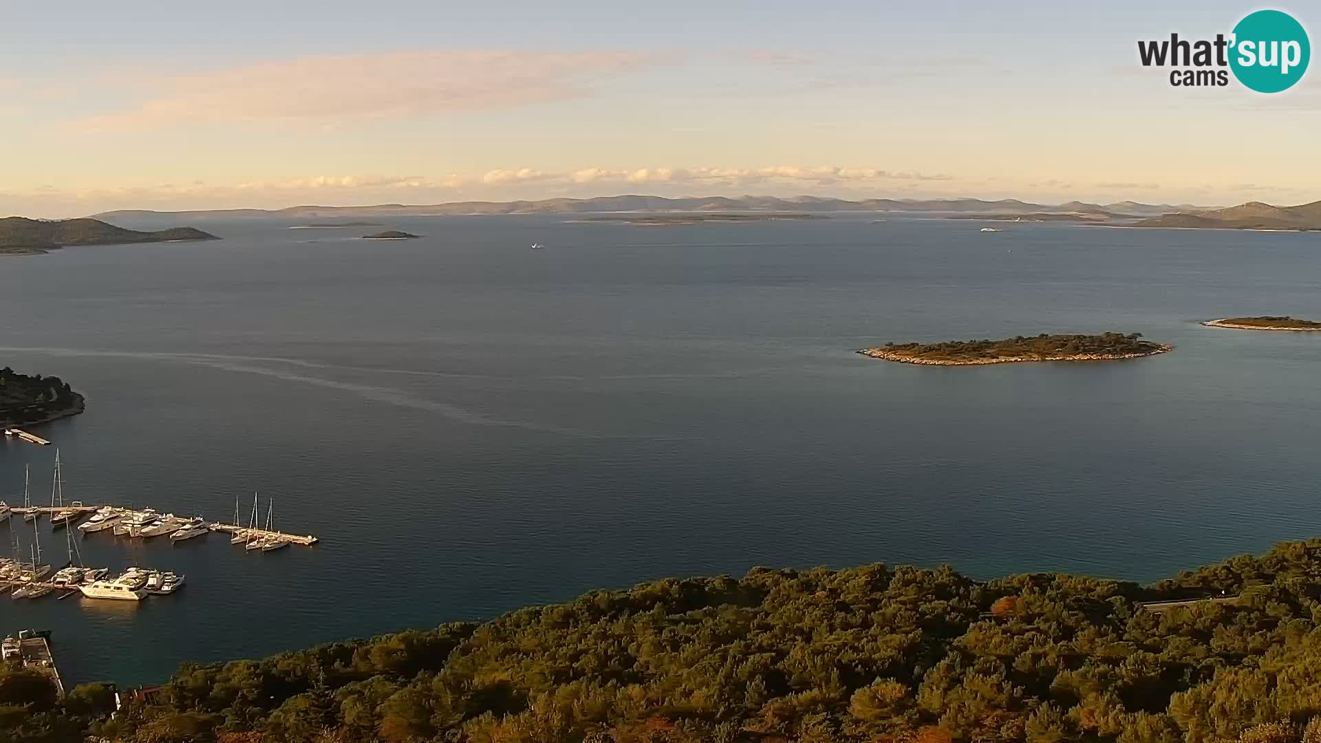 Webcam Pakoštane – Drage – Kornati – Vransko Jezero