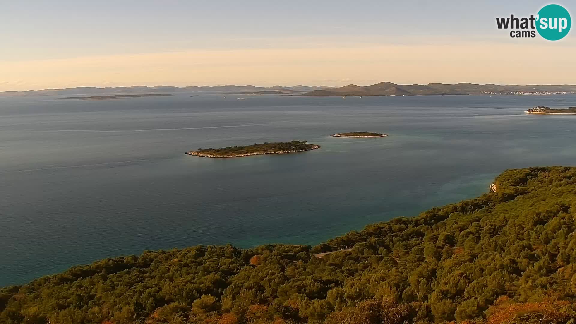 Webcam Pakoštane – Drage – Kornati – Vransko Jezero