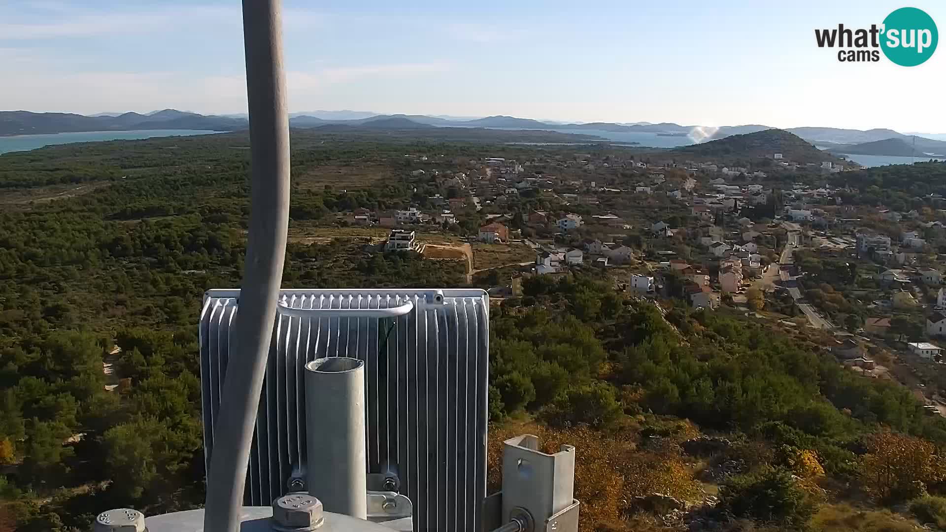 Spletna kamera Pakoštane – Drage – Kornati – Vransko Jezero
