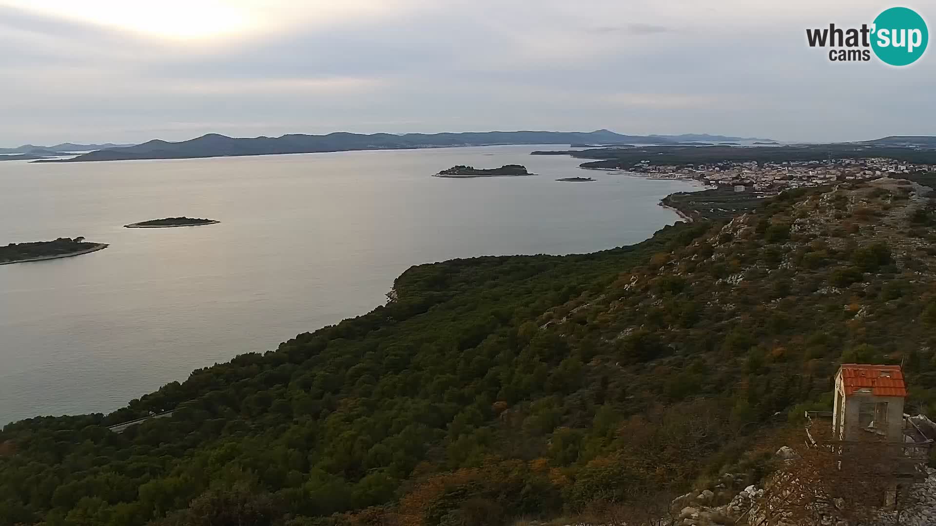 Webcam Pakoštane – Drage – Kornati – Vransko Jezero