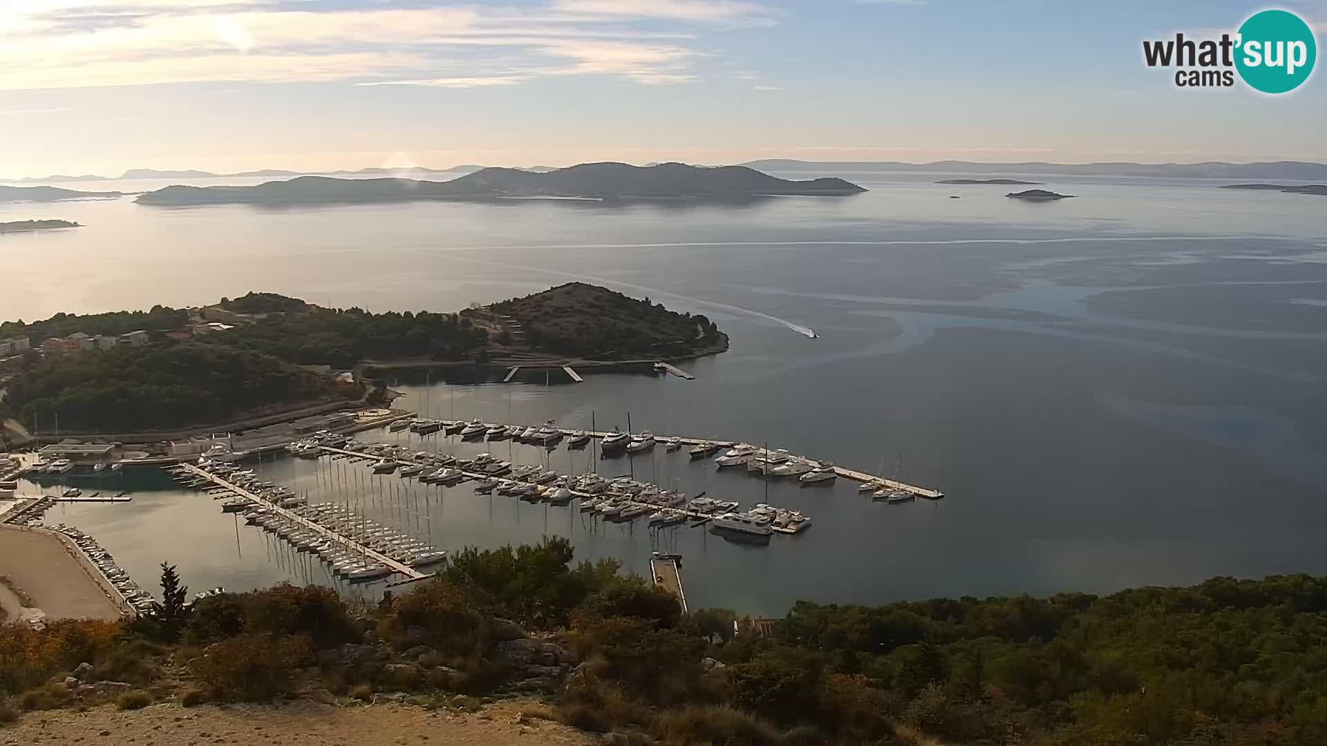 Webcam Pakoštane – Drage – Kornati – Vransko Jezero