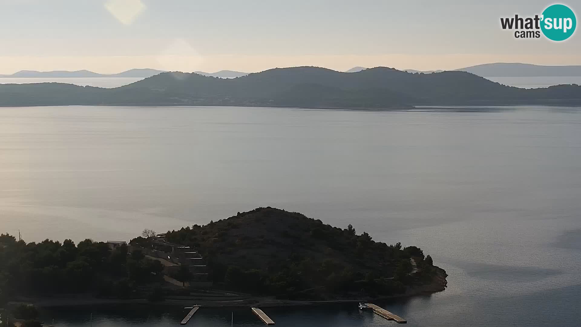 Spletna kamera Pakoštane – Drage – Kornati – Vransko Jezero