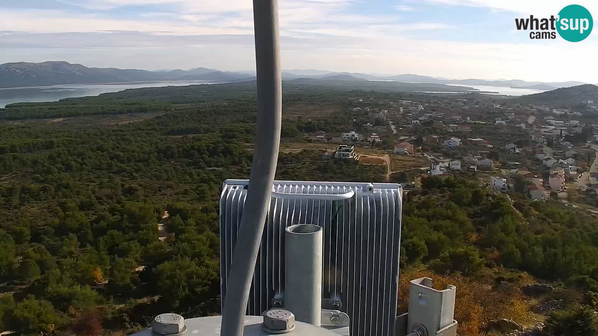 Spletna kamera Pakoštane – Drage – Kornati – Vransko Jezero