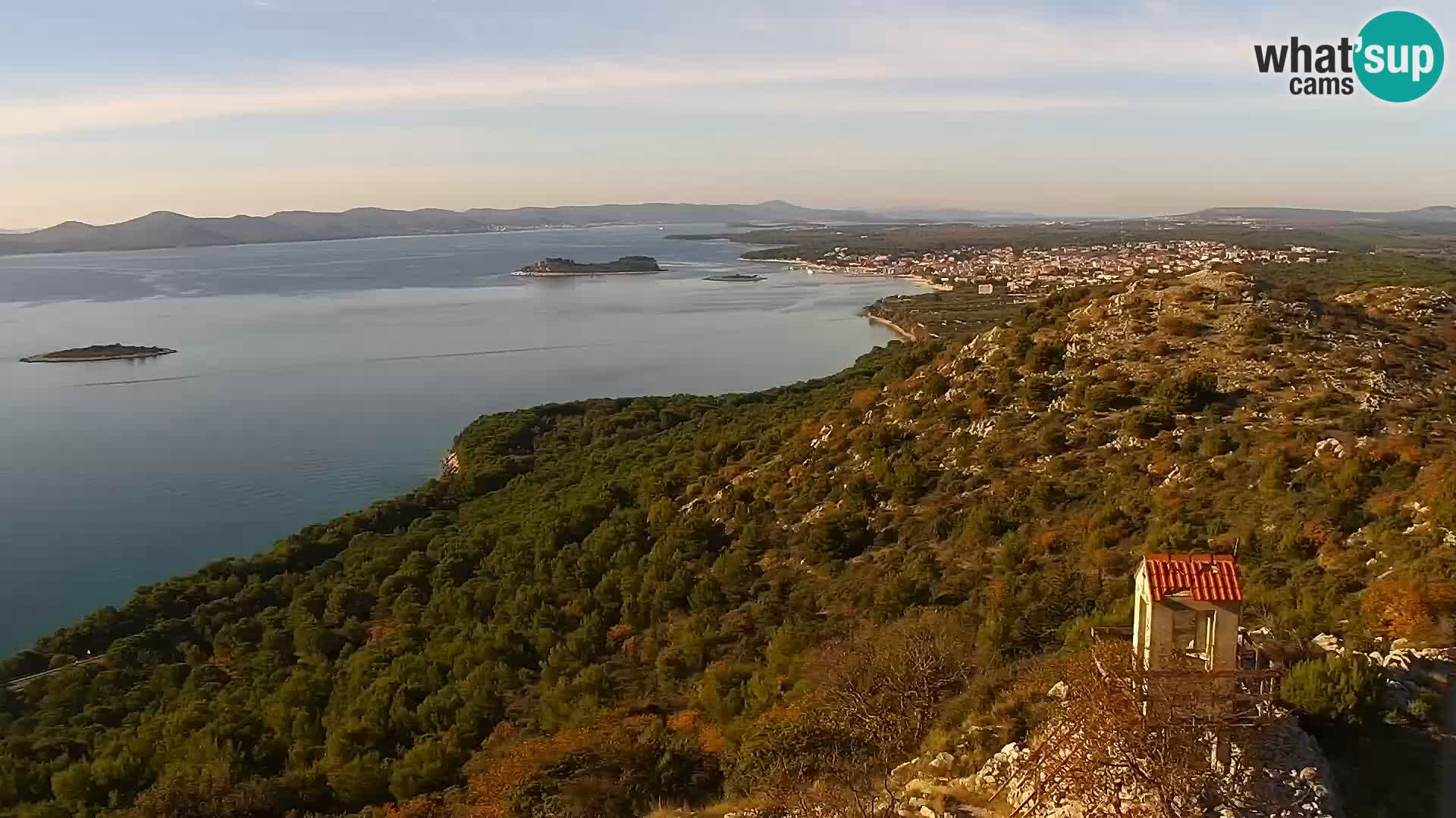 Live cam Pakoštane – Drage – Kornati – Vransko Jezero