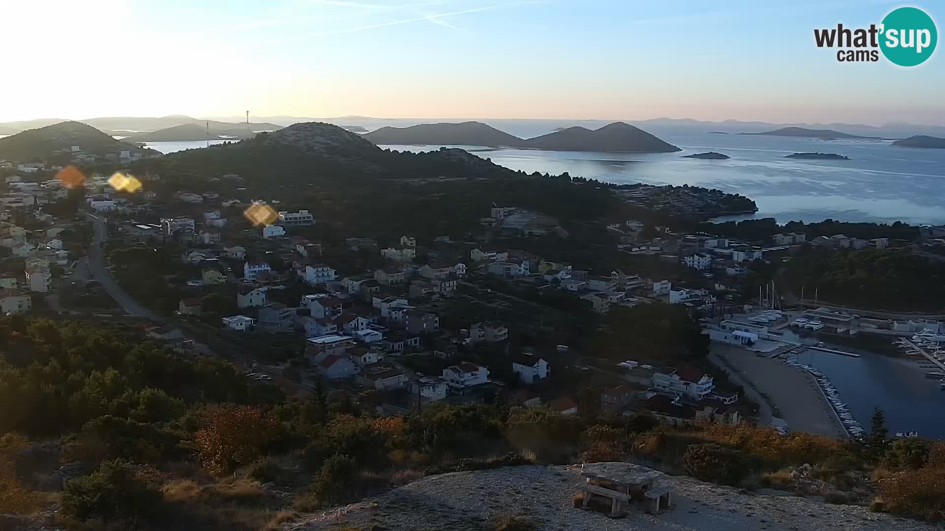 Livecam Pakoštane – Drage – Kornati – Vransko Jezero