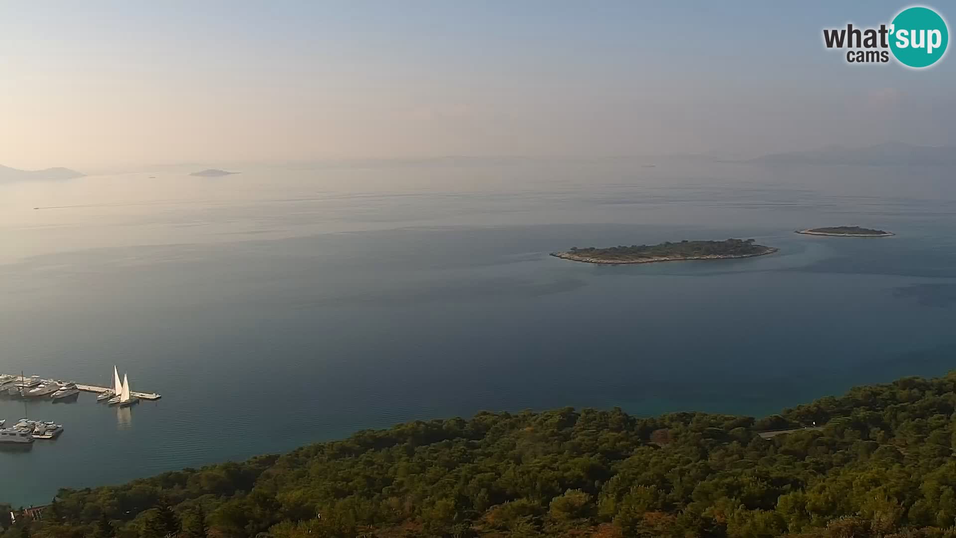 Webcam Pakoštane – Drage – Kornati – Vransko Jezero