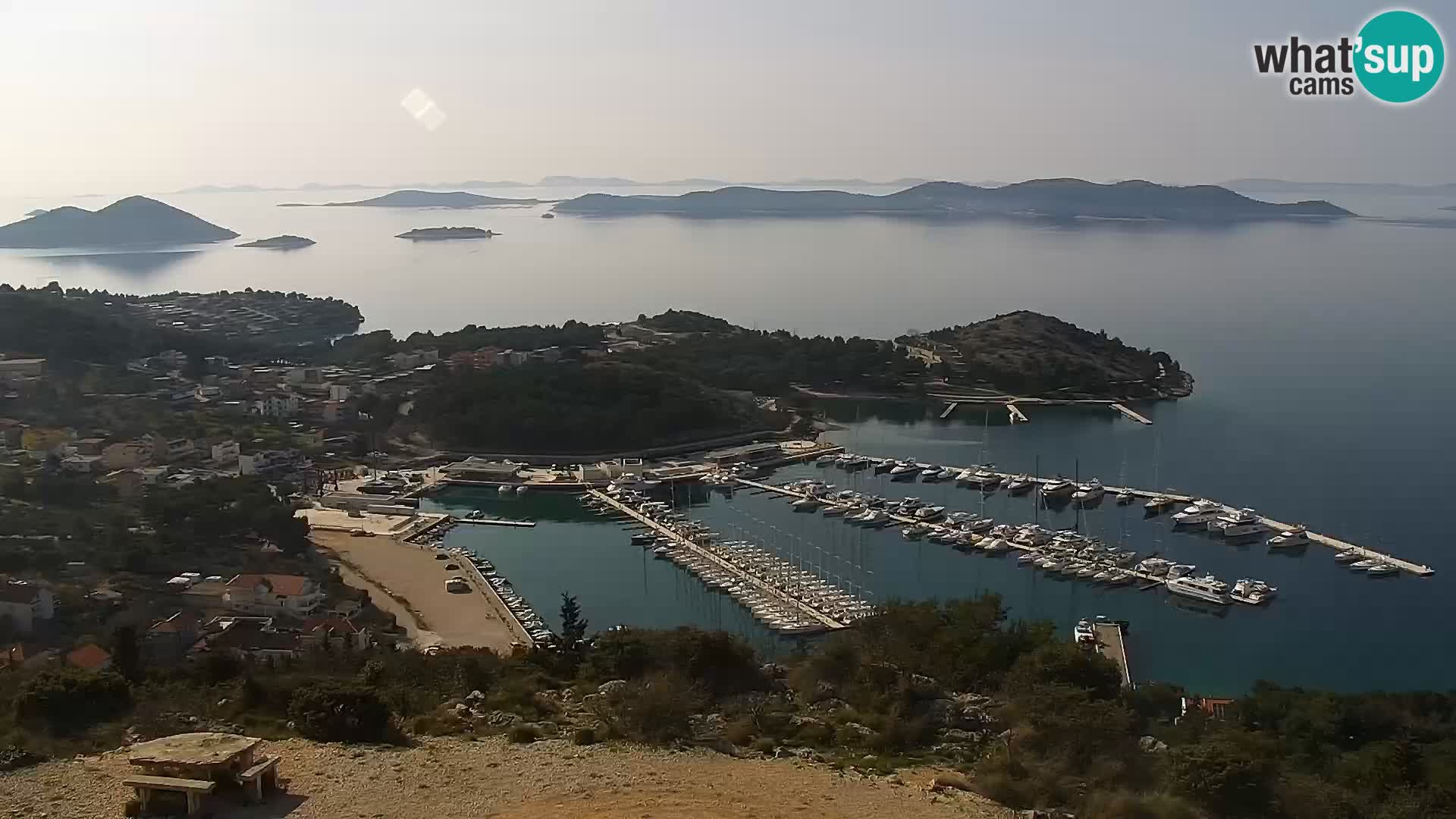 Webcam Pakoštane – Drage – Kornati – Vransko Jezero
