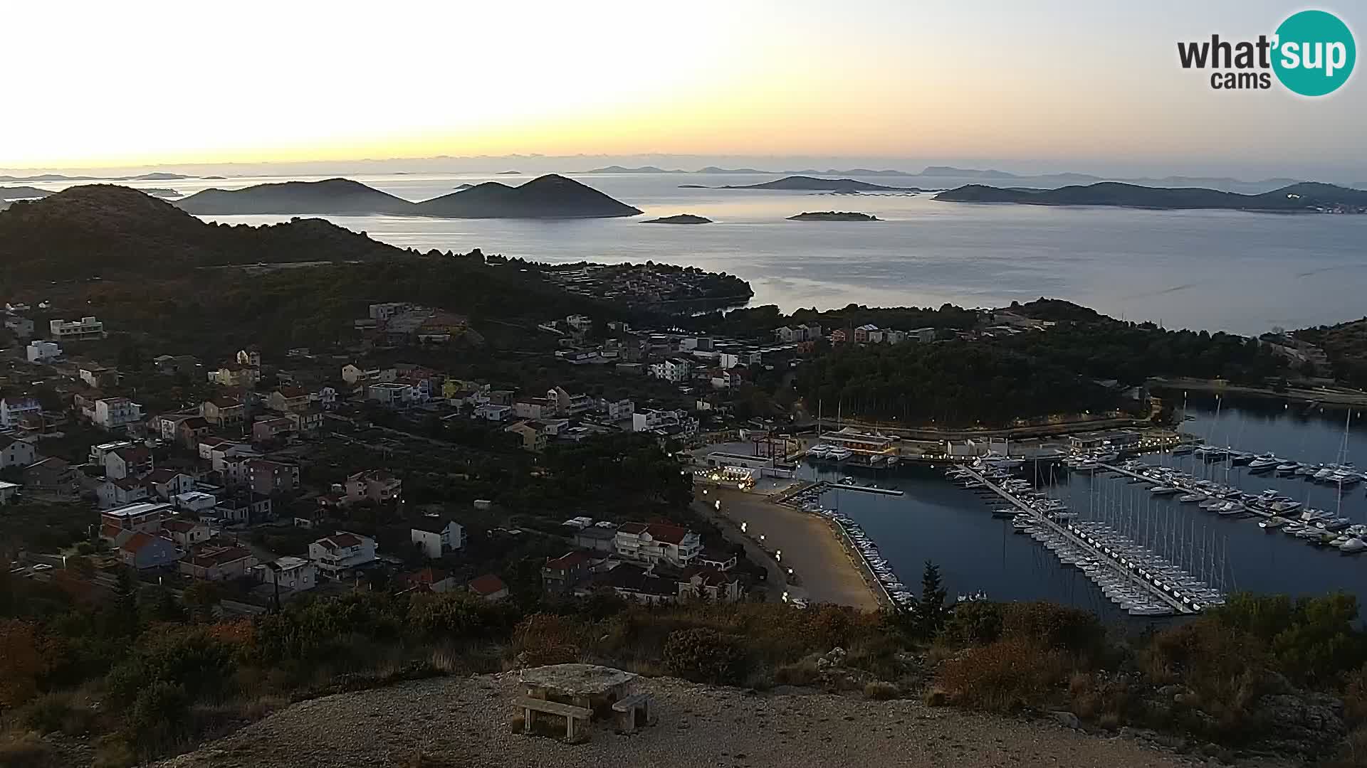 Webcam Pakoštane – Drage – Kornati – Vransko Jezero