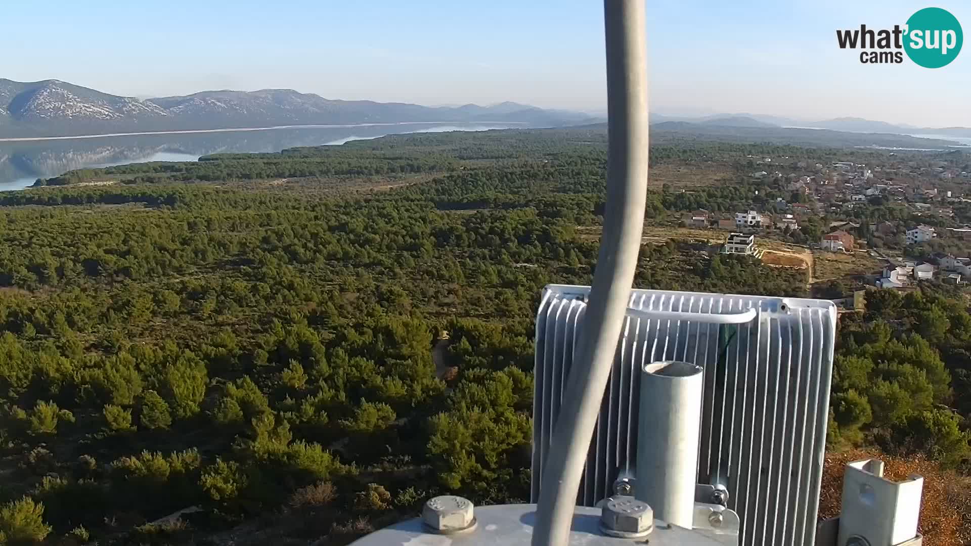 Spletna kamera Pakoštane – Drage – Kornati – Vransko Jezero