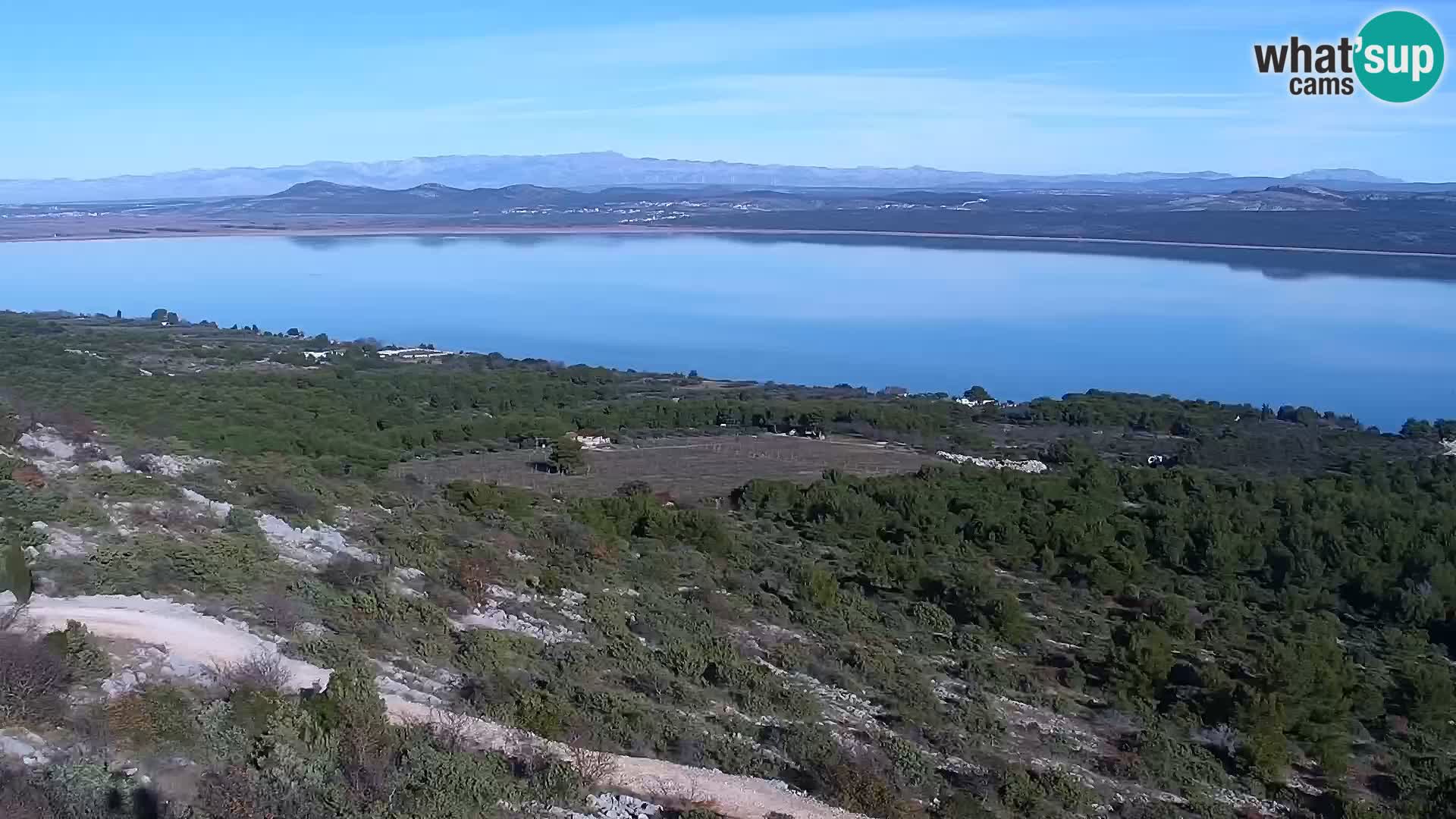 Spletna kamera Pakoštane – Drage – Kornati – Vransko Jezero