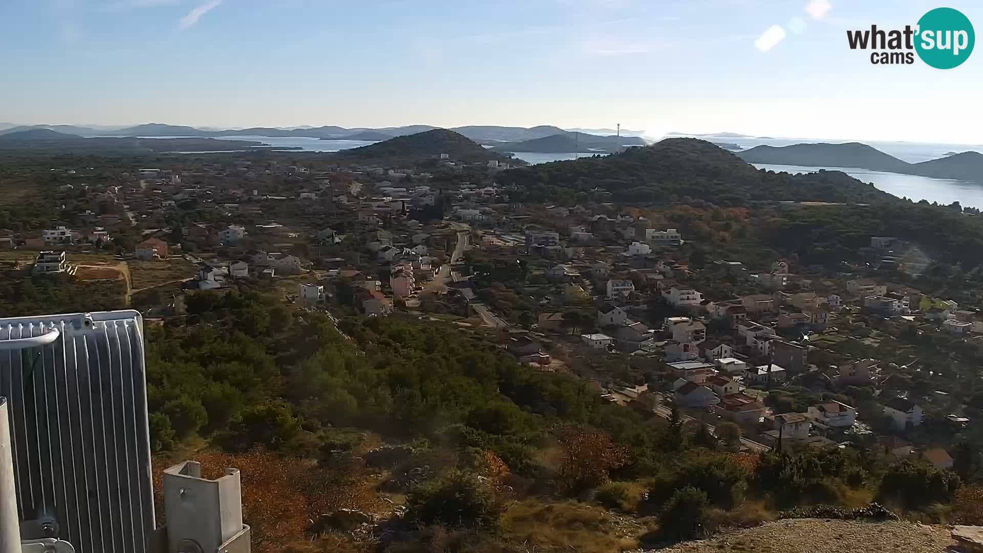 Spletna kamera Pakoštane – Drage – Kornati – Vransko Jezero