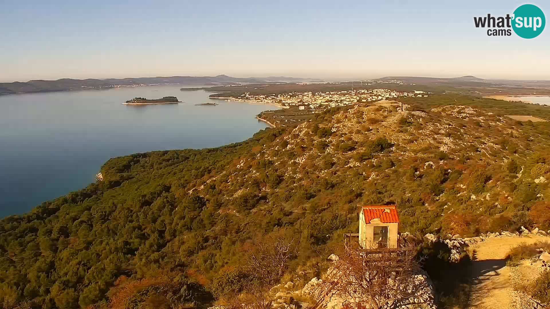 Webcam Pakoštane – Drage – Kornati – Vransko Jezero