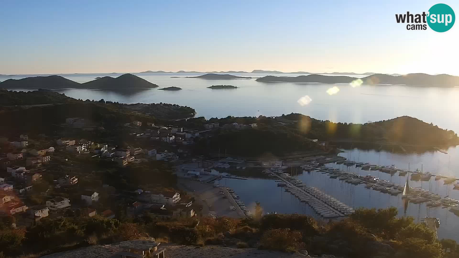 Webcam Pakoštane – Drage – Kornati – Vransko Jezero