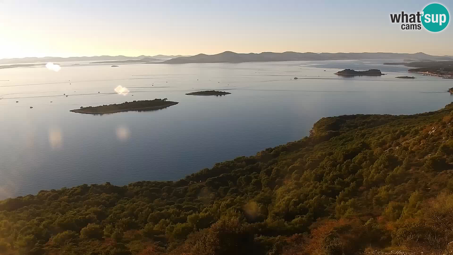 Webcam Pakoštane – Drage – Kornati – Vransko Jezero