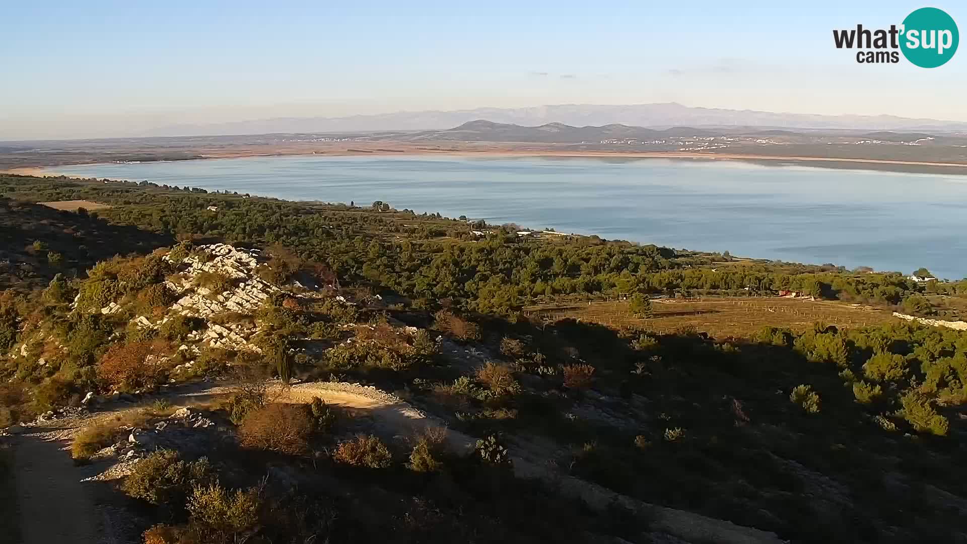 Webcam Pakoštane – Drage – Kornati – Vransko Jezero