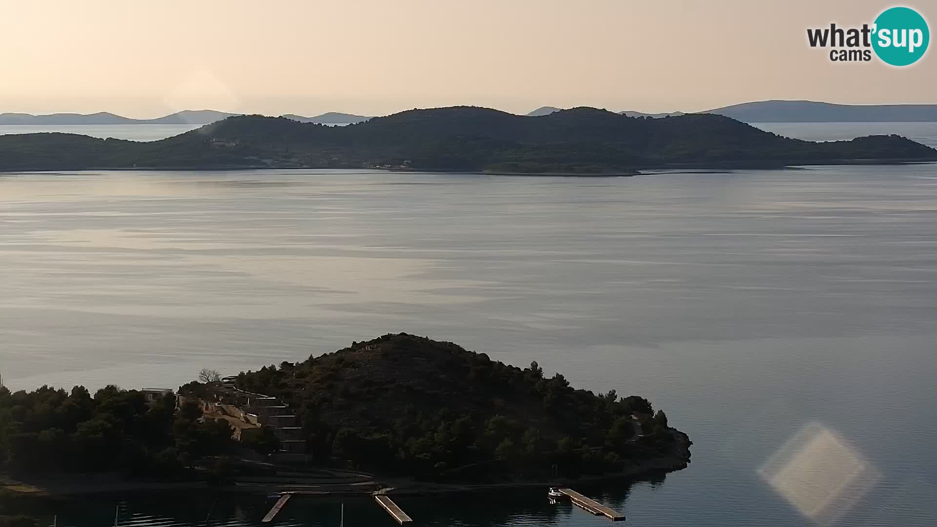 Spletna kamera Pakoštane – Drage – Kornati – Vransko Jezero
