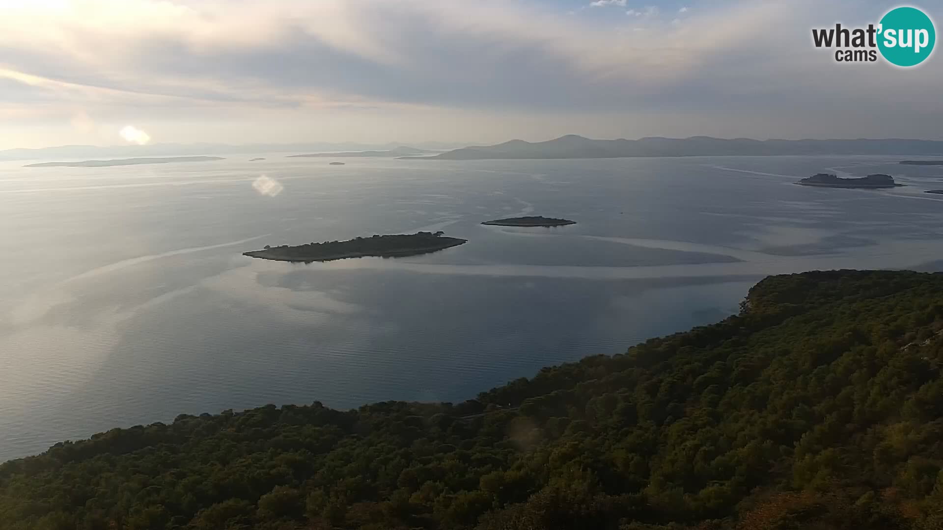 Webcam Pakoštane – Drage – Kornati – Vransko Jezero