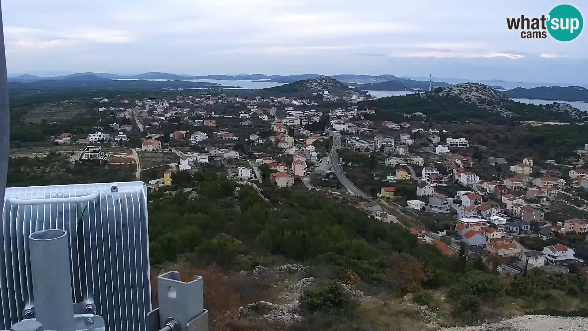 Spletna kamera Pakoštane – Drage – Kornati – Vransko Jezero