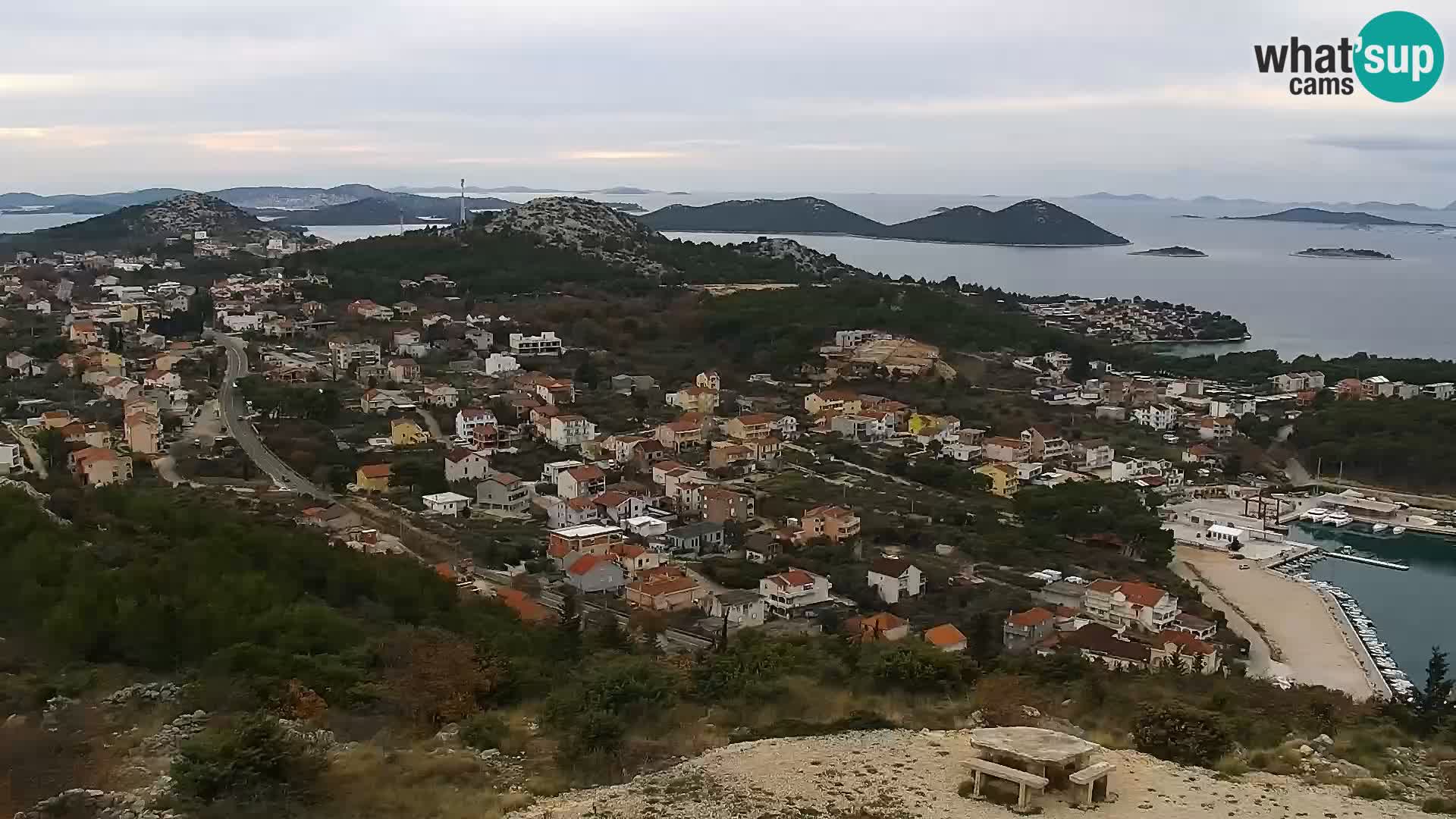 Livecam Pakoštane – Drage – Kornati – Vransko Jezero