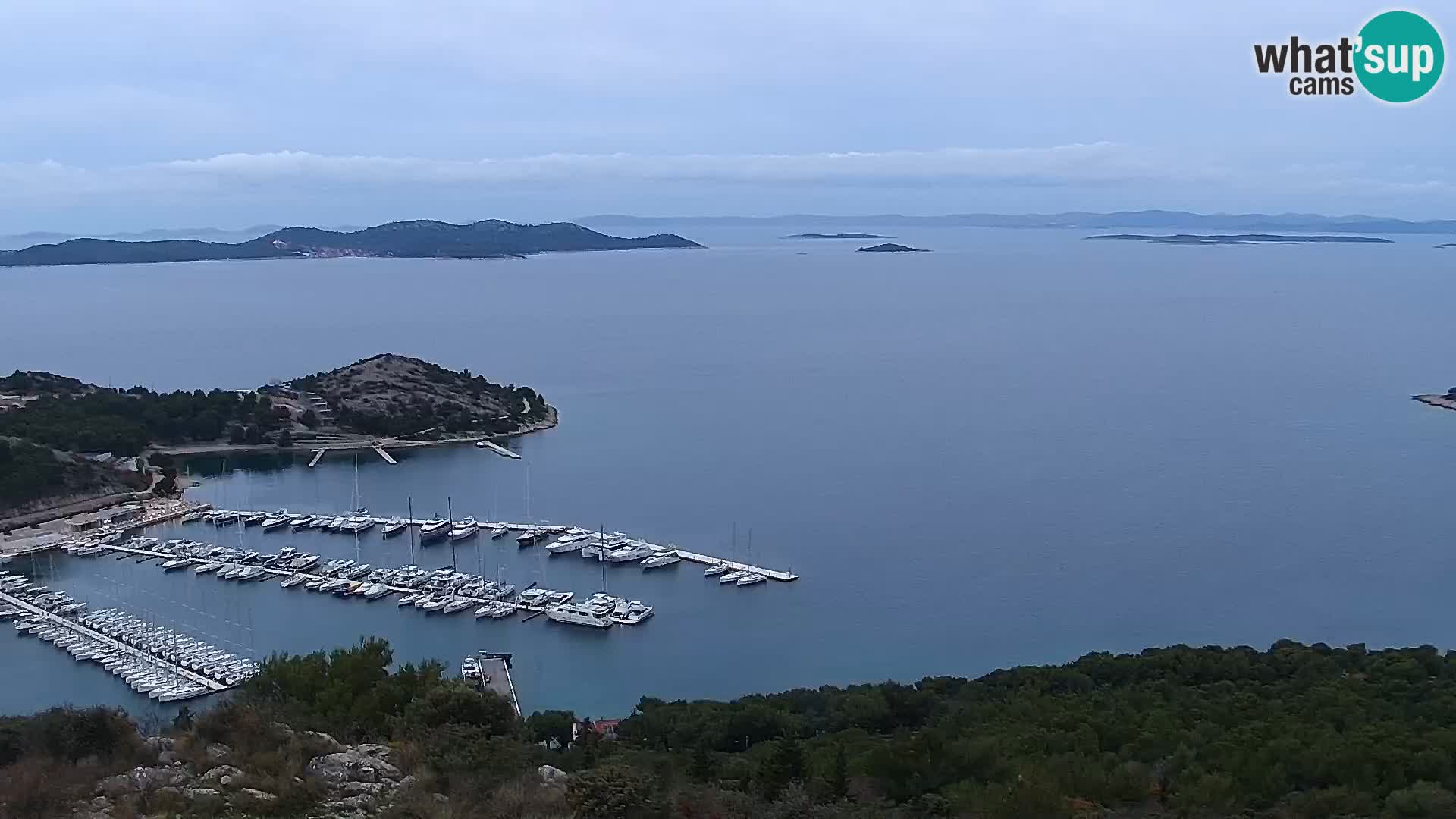 Webcam Pakoštane – Drage – Kornati – Vransko Jezero