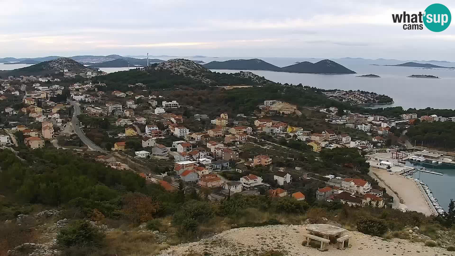 Spletna kamera Pakoštane – Drage – Kornati – Vransko Jezero