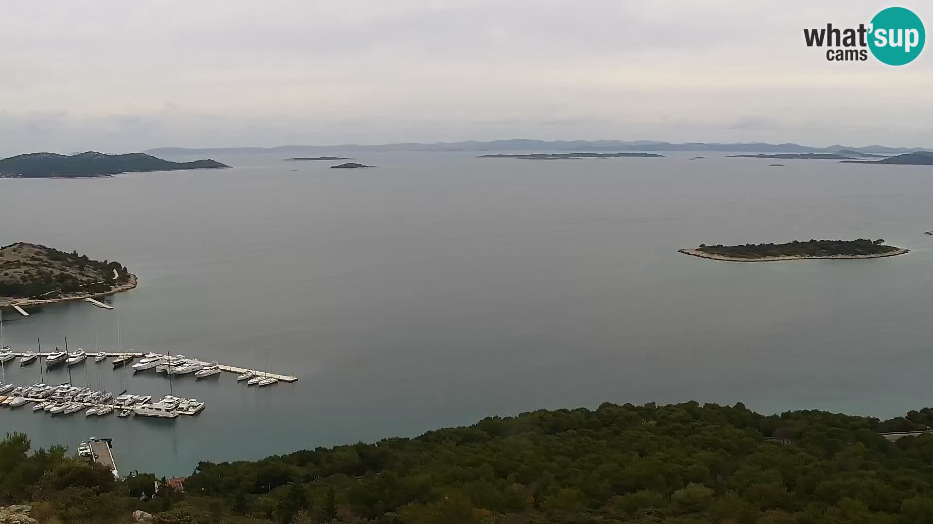 Webcam Pakoštane – Drage – Kornati – Vransko Jezero