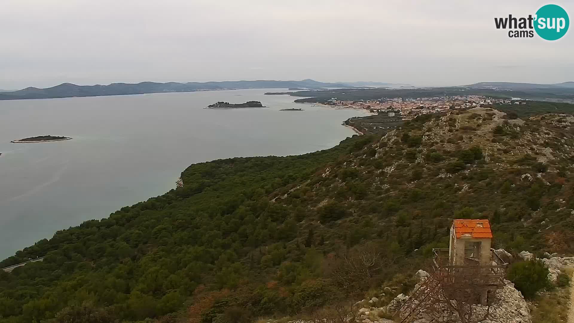 Webcam Pakoštane – Drage – Kornati – Vransko Jezero
